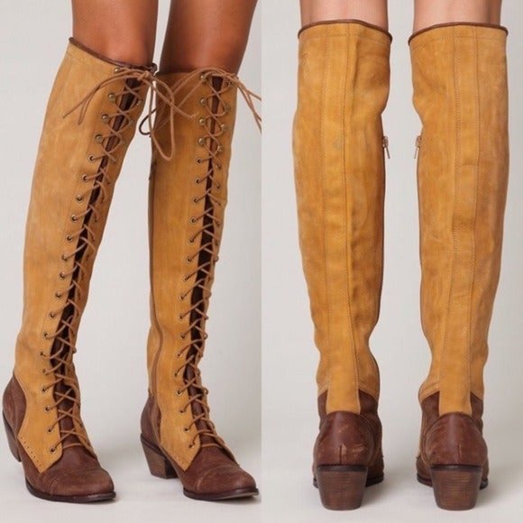 Jeffrey Campbell Shoes - FP x Jeffrey Campbell Joe Two Tone Boot